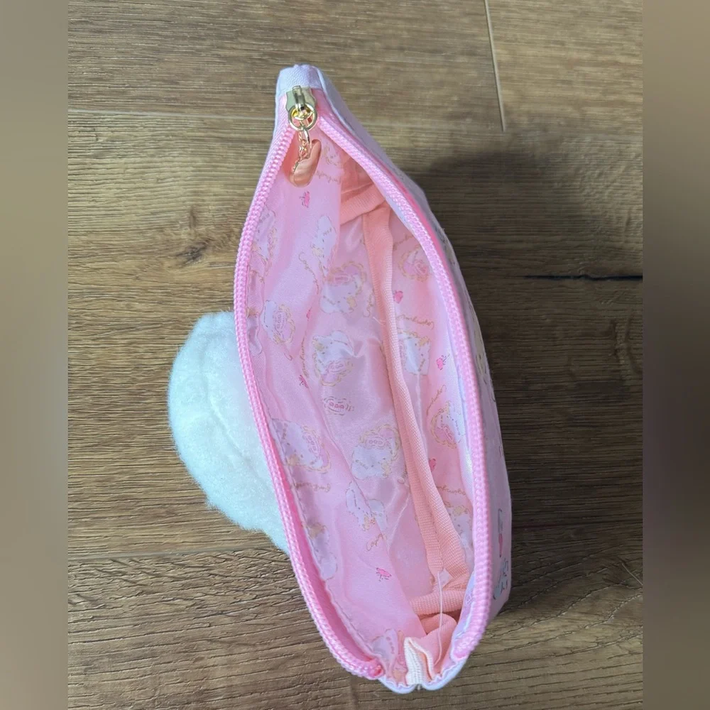 SANRIO-NWOT COGIMYUN Pink 3D Plush Pencil Case